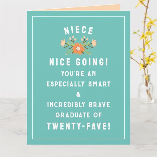 ニース卒業2025 カード (黄色い花)