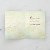 ニース悔やみや弔慰エンジェル カード (内部)