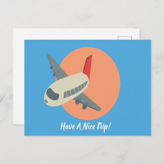 ニース旅行の郵便はがきを持って下さい ポストカード (正面/裏面)