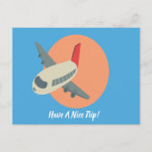 ニース旅行の郵便はがきを持って下さい ポストカード (正面)