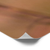 ニース日本のアプリコット花 ポスター (角)