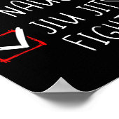 ニース柔術いけな実戦闘機リストChristmas Sant ポスター (角)