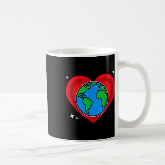 ニース母地球プラネット環境保護 コーヒーマグカップ (右)
