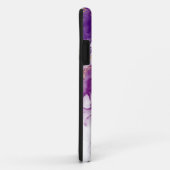 ニース水彩紫色の背景、黄金色の箔 Case-Mate iPhoneケース (裏面/右)