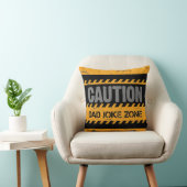 ニース注意文字デザインパパジョークゾーン クッション (椅子)