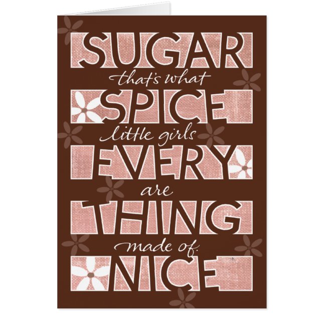 ニース砂糖のスパイスおよびすべて (正面)