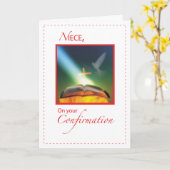 ニース確認鳩、バイブル、クロス カード (黄色い花)