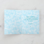 ニース素晴らし9thブルーフェアリー誕生日 カード (内部)