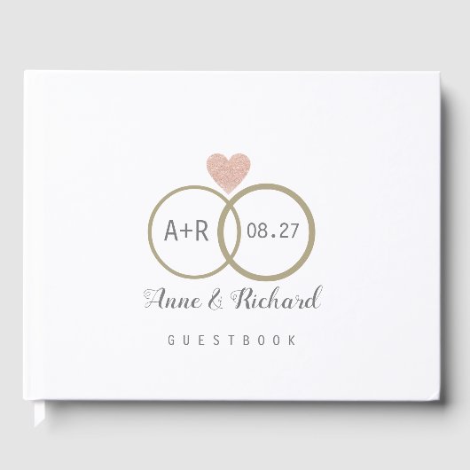 ニース結婚ゲストメッセージ愛 ゲストブック (正面)