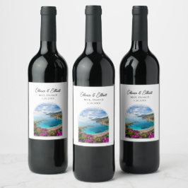 ニース結婚フランスのワインラベル ワインラベル