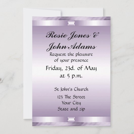 ニース結婚式招待状 招待状 (正面)