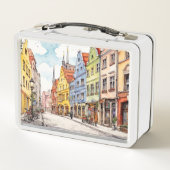 ニース色彩の鮮やかミュンヘン メタルランチボックス (裏面)