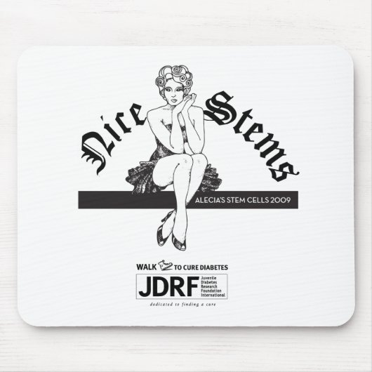 "ニース茎" マウスパッド (正面)