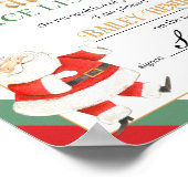 ニース認定証サンタクロース ポスター (角)