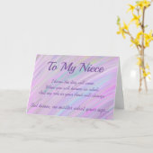 ニース誕生日カパーソナライズされたードフォトピンクパープル カード (黄色い花)