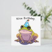 ニース誕生日カード – Frog Edition シーズンカード (スタンド正面)