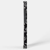 ニース黒エレガント装飾品 SAMSUNG GALAXYケース (右側面)