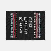 ニース2 フリースブランケット (正面(横))