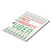 ニース・いけなバおもしろいー・クリスマス・マッチング・ギフト ノートパッド (回転)