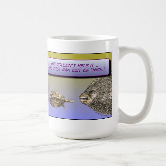 "ニース"のマグを使い果たしました コーヒーマグカップ (右)