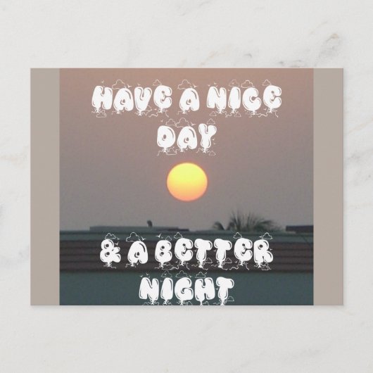 ニース・デイカスタマイズ製品 ポストカード (正面)