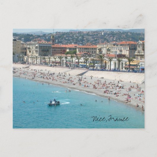 ニース、フランスはがき ポストカード (正面)
