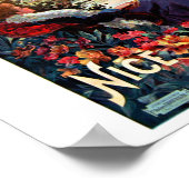 ニース、フランスヴィンテージのポスター復元 ポスター (角)