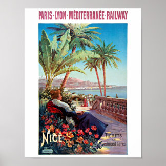 ニース、フランスヴィンテージのポスター復元 ポスター