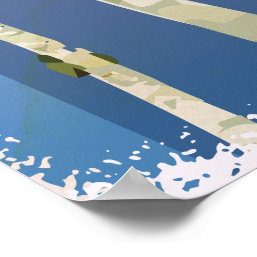 ニース,フランスヴィンテージ旅行ポスター ポスター (角)