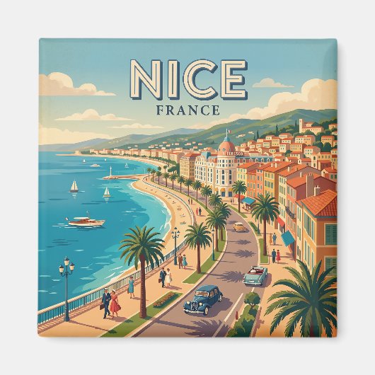 ニース, フランス マグネット (正面)