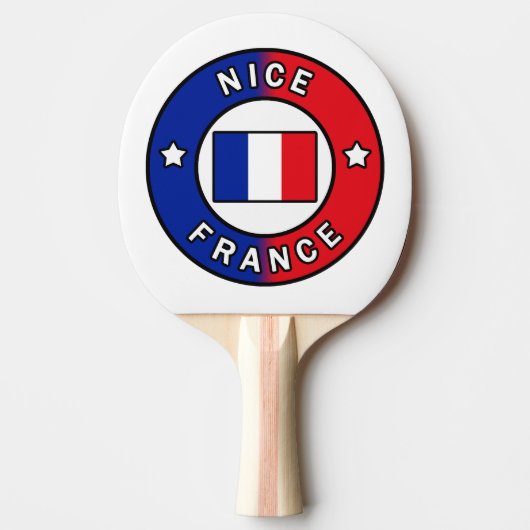 ニース フランス 卓球ラケット (正面)