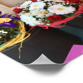 ニース，フランス – 花市場 ポスター (角)