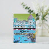 ニースFrance旅行はがき、ニースはがき、ニースF ポストカード (スタンド正面)