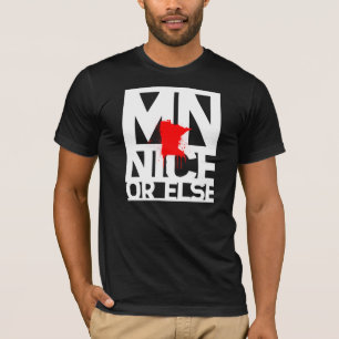 ニースMNさもないと(白いレタリング) Tシャツ