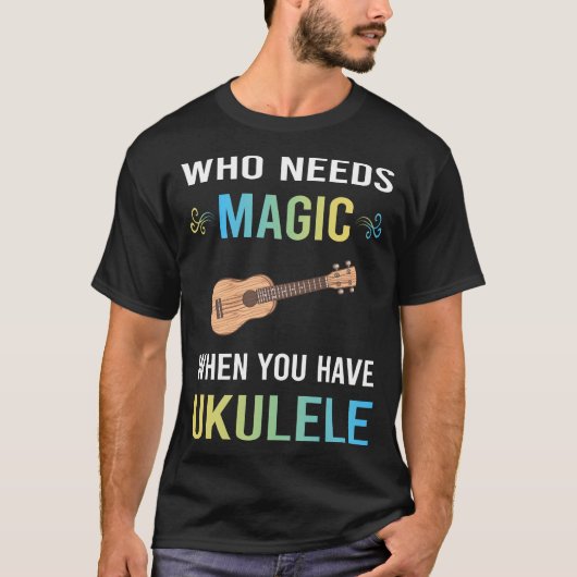 ニーズ魔法ウクレレ Tシャツ (正面)