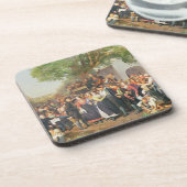 ニーダーエスターライヒ州(キャンバスの油)の小作農の結婚式 コースター (左側)