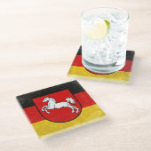 ニーダーザクセン ガラスコースター (アングル)