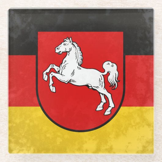 ニーダーザクセン ガラスコースター (正面)