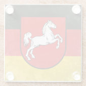 ニーダーザクセン ガラスコースター (裏面)