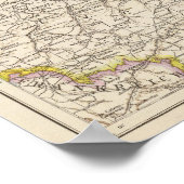 ニーダーランド – オランダの地図 ポスター (角)