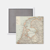 ニーダーランド – オランダの地図 マグネット (正面/裏面)