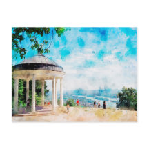 ニーダーワル絵画ド記念碑の水彩画