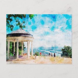 ニーダーワル絵画ド記念碑の水彩画 ポストカード