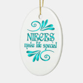 ニーチェは人生を特別なものにする セラミックオーナメント (左)