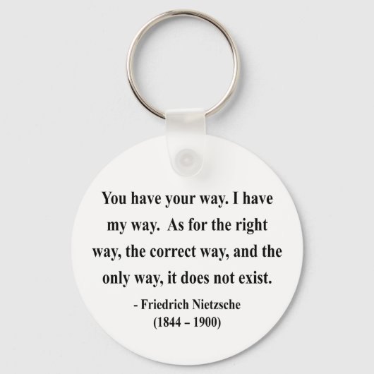 ニーチェ引用文1b キーホルダー (正面)