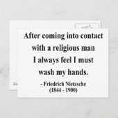 ニーチェ引用文3b ポストカード (正面/裏面)