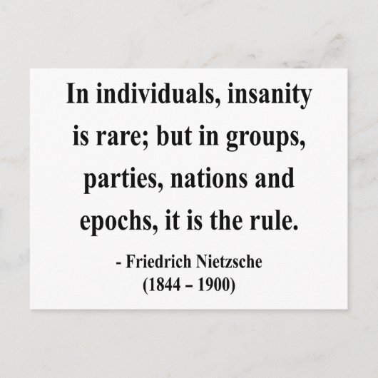 ニーチェ引用文3b ポストカード (正面)