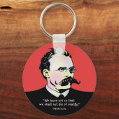 ニーチェ – アートv.現実 キーホルダー (正面)