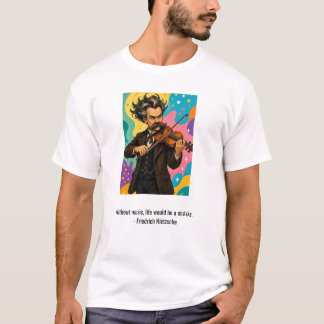 ニーチェ ミュージックTシャツ Tシャツ