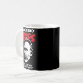 ニーチェ - 僕は深淵を覗き込んだ。そしてこうなった コーヒーマグカップ (正面左)